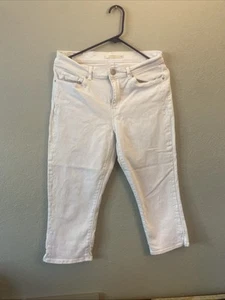 Levi's Capri Blanco Talla 29 Blanco Diseño Floral Súper Lindo - Imagen 1 de 10