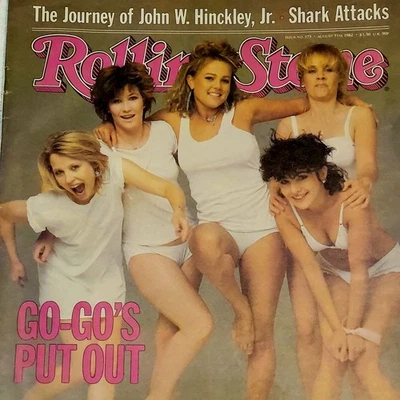 Rolling Stone Magazine Go-Go's Bow Wow Wow Townsend Bowie Issue - #375 1982 VGC Foto 1 de 4