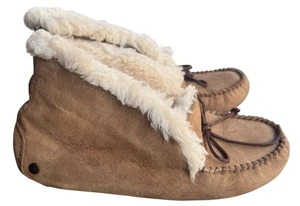 UGG Alena Ciabatta Mocassino Castagno Tg 8 Soffice Shearling - Foto 1 di 10
