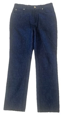 Pantalones de mezclilla Alexander McQueen 28 X 28 azul oscuro lavado pierna recta mezcla de algodón $995 Foto 1 de 4