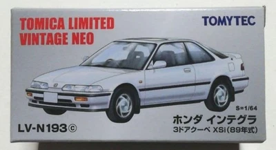 Tommy Tech Tomica LV-N193c Honda Integra 3 porte Coupé XSi 89 1/64 Giappone... - Immagine 1 di 3