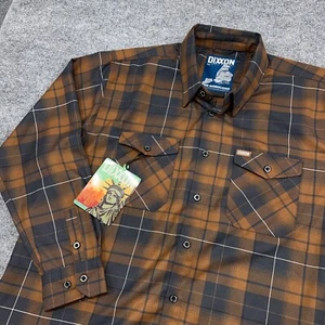 Dixxon Flanellhemd Herren 3XL The Boroughs braun dunkelblau NEU 3X Large - Bild 1 von 8