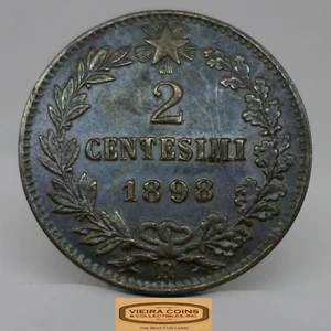 1898-R Italy 2 Centesimi -  #C36889NQ - Picture 1 of 2