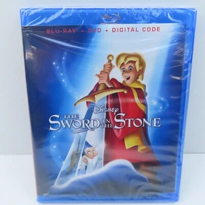 The Sword In The Stone 60th Anniversary Edition Blu-Ray DVD Digital Code New - Picture 1 of 8
