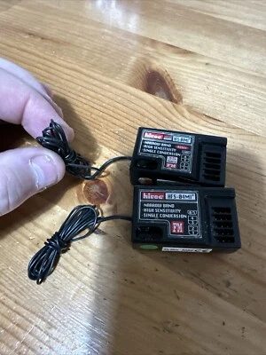 Hitec Rcd3500 Duel Con X 2  S/con 4 Channel 35 MHz Used tested - Image 1 of 4