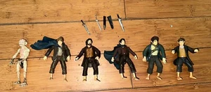 The Lord Of The Rings Toybiz Hobbit Figure Bundle Including Gollum - Picture 1 of 8