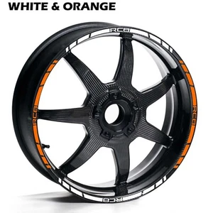 KTM RC8 TWO COLOURS WHEEL RIM STRIPES DECALS TAPE STICKERS BIKE KIT - Picture 1 of 12