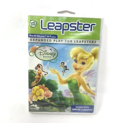 Disney Fairies TinkerBell LeapFrog Leapster Learning Game Cartridge New PreK-1st - Image 1 of 2