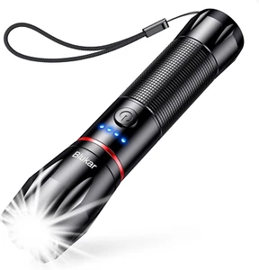 Blukar LED Torch Rechargeable, 2000L Super Bright Flashlight with 5 Modes - Picture 1 of 12