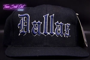 Vintage Colosseum Dallas Cowboys Old English Snapback Hat NFL - Picture 1 of 3