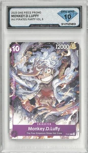 2023 One Piece Promo MONKEY D. LUFFY #p-041 Pirates Party ๐ DSG 10 Gem Mint - Picture 1 of 2