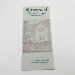 Rosewood Guest Cottage Bed & Breakfast Inn Broschüre Eureka Springs AR - Bild 1 von 4