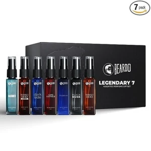 Beardo Legendary 7 Assorted Perfume Gift Set for Men 7X8ml with Long Lasting - Picture 1 of 4