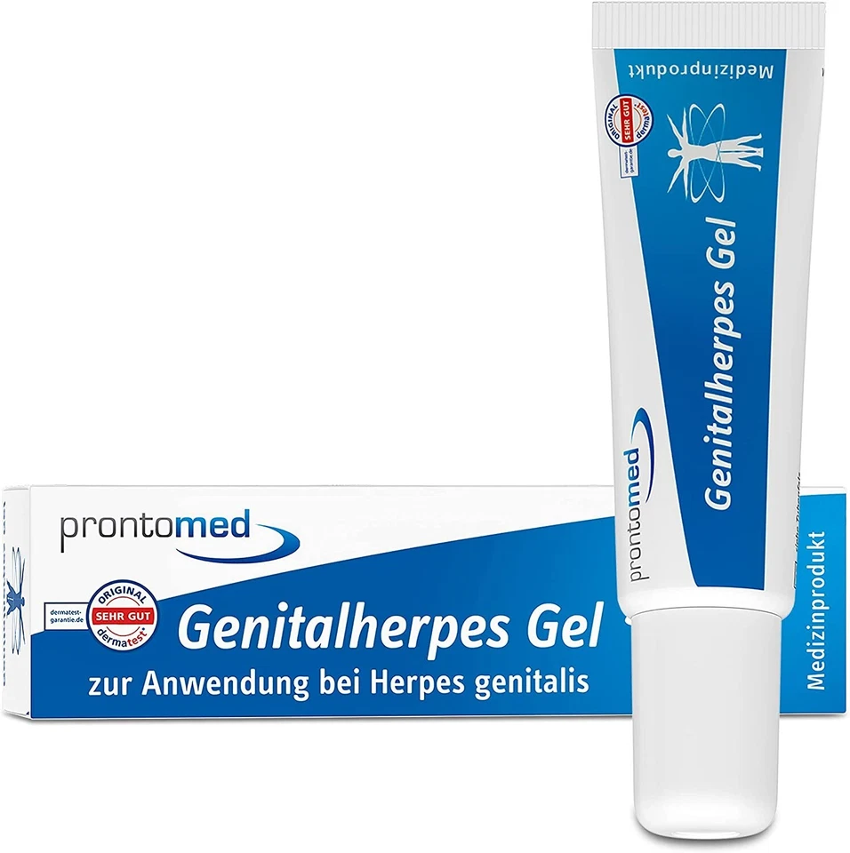 Prontomed Genitalherpes Gel - bewährte Rezeptur - geeignet für Mann und Frau 8ml - Bild 1 von 1