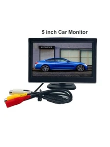 5 inch Car Monitor 800x480p with 2 Videos Input RCA Connector - Picture 1 of 6