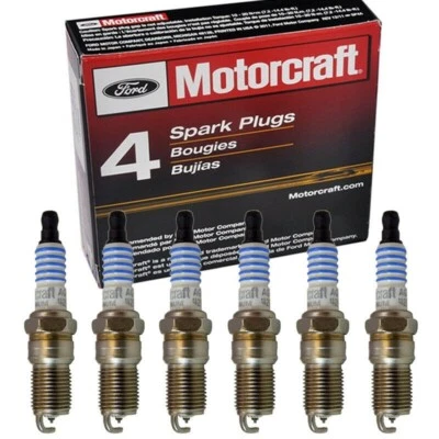Свеча зажигания Motorcraft 6 шт для Buick Cadillac Ford GMC Isuzu Mercury Pontiac V6 - Изображение 1 из 4