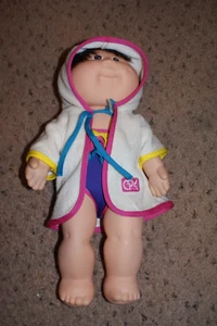 1982 Coleco Cabbage Patch Kids Doll Swim Swimsuit Brunette Bathing Suit - Picture 1 of 8