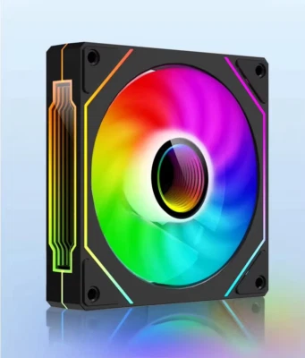 PC Case Cooling Fan Set 120mm 12V ARGB Gaming Addressable RGB LED Hub UK Reverse - Image 1 of 4