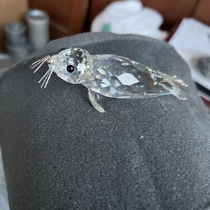 Swarovski Crystal Seal 4” length 1 1/2” Width - Picture 1 of 4