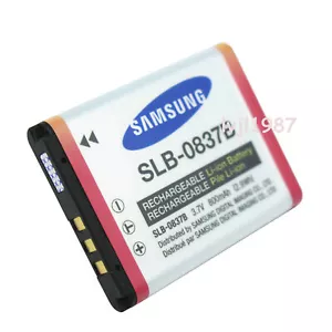 SAMSUNG SLB-0837B Battery for Digimax L70 L83T L201 L301 NV8 NV10 NV15 NV20 - Picture 1 of 4