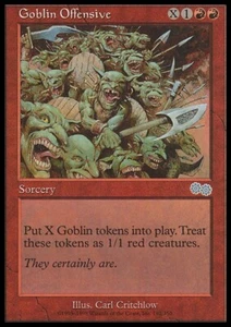 Goblin Offensive x1 1x Urza's Saga casi nuevo como nuevo Magic The Gathering - Imagen 1 de 1