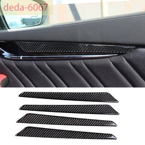 Carbon Fiber Interior Door Panel Cover For Maserati Ghibli /Quattroporte 2014-22 - Foto 1 di 12
