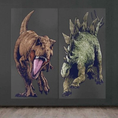 DINOSAUR JURASSIC WORLD INTO THE WILD SCENE SETTER PARTY WALL DECORATION POSTER - Image 1 of 3