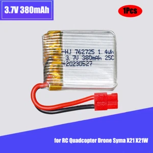 3.7V 380mAh lipo battery for SYMA X21 X21W x26 X26A drone RC quadcopter spare - Picture 1 of 5