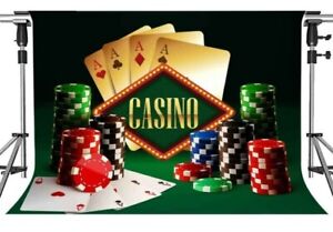 MEETSIOY LSMT470 CASINO BACKDROP 7X5 PARTY PHOTO PICTURE CARD GAME NIGHT CHIPS