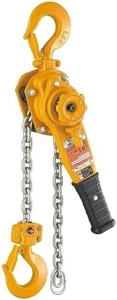 Kito compact lever block LB008L5 0.8 ton 1.5 m Lever Length 245mm 5.7kg Yellow - Picture 1 of 14