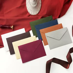 Valentine's Day Envelope Linen Packing Vintage Envelope Textured Writting Paper◁ - Picture 1 of 30