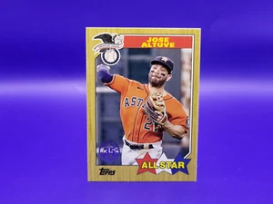 2022 Topps #87AS-20 Jose Altuve, Astros - 1987 Topps 35th Anniversary All-Star - Picture 1 of 2