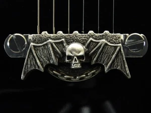 SKULL BRIDGE TAIL PIECE for gibson epiphone les paul sg guitar stopbar tailpiece - Picture 1 of 7