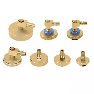 7pcs Master Cylinder Adapter Set Brake Fluid Bleeder Bleeding Tool Adapter Kit - Bild 1 von 2