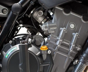 Tapa de aceite Evotech carreras para KTM Duke 640 690 790 890 990 1290 SMC R 690 naranja - Imagen 1 de 6
