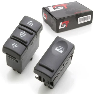 Lève-vitre Bouton Interrupteur avant Gauche / Droite pour RENAULT 19 2 II - Photo 1/4