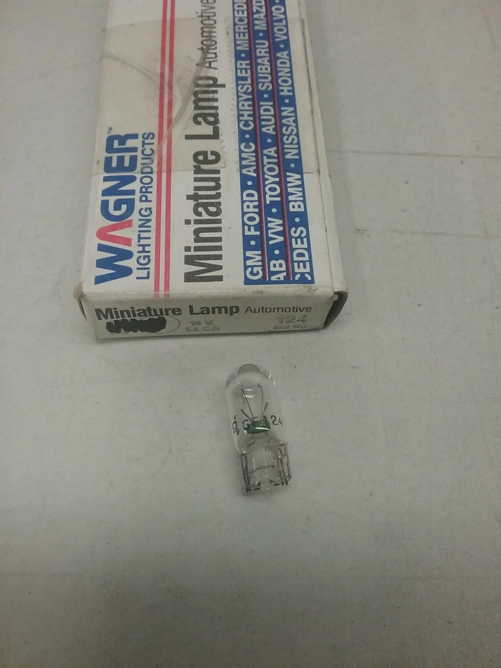 124 Wagner Miniature Lamp 14V 1.5 C.R Quantity 1 Piece - Image 1 of 1
