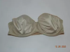 Wacoal 38B 85482 Strapless bra Beige underwire lined - Picture 1 of 3