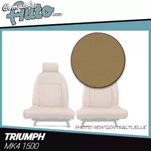 Garnitures sièges avant avec appui tête pour Triumph Spitfire MK4 et 1500 beige - Foto 1 di 2