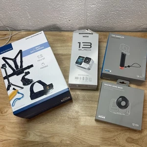GoPro Limited Edition HERO13 Black in Polar White BUNDLE w/Macro Lens & More - Picture 1 of 17