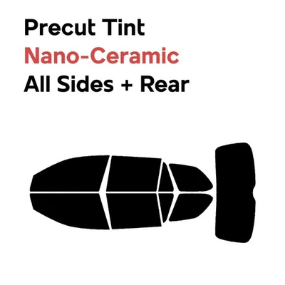 Película de ventana precortada coche nano tinte cerámico para Volkswagen Jetta 2008-2014 vagón Foto 1 de 4