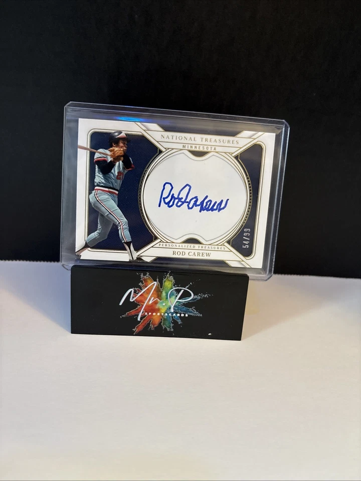 Rod Carew 2025 Panini National Treasures On Card Auto/99 Foto 1 de 2