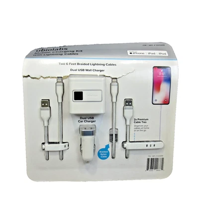 Kit de carga móvil Ubiolabs con cables de iluminación para iPhone ART. 1223209 NUEVO Foto 1 de 4