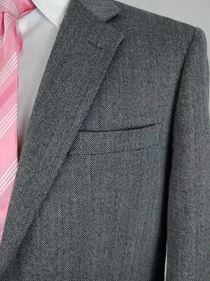 Joseph & Feiss Mens 42L Two Button Blazer Lambswool Sport Coat Jacket Soft Tweed - Image 1 of 4