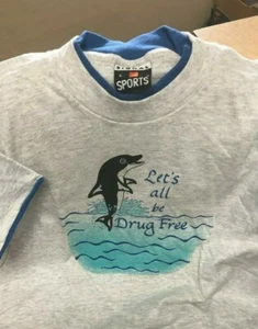 "Let's all be Drug Free" T-Shirt -- various sizes - Picture 1 of 2