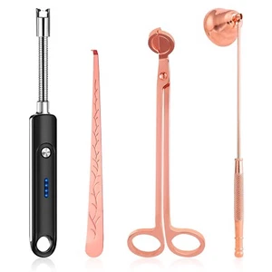 Lsnisni 4 in 1 Candle Accessory Set - Wick Cutter, Snuffer, Dipper & Electric... - Picture 1 of 7