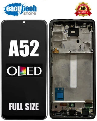 SAMSUNG Galaxy A52 5G SM-A525 A526 Display FULL SIZE OLED Touch Schermo LCD Nero