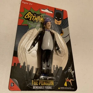 THE PENGUIN BATMAN CLASSIC TV SERIES 5.5 IN DC COMIC BENDABLE FIGURE BY NJ CROCE - Picture 1 of 1
