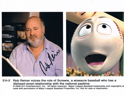Rob Reiner 1947- autograph 8x10" photo signed In Person US actor director Cover