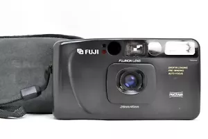 FUJI CARDIA Travel mini DUAL-P 35mm Point & Shoot w/case From JAPAN 2113 - Picture 1 of 22